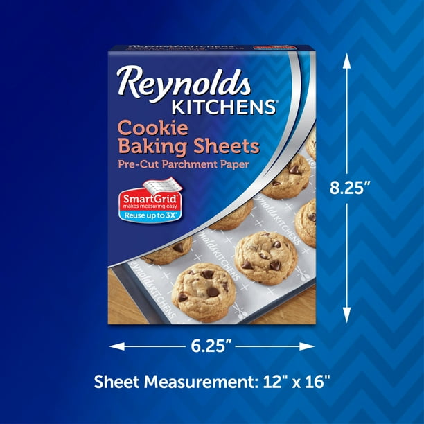 Reynolds Kitchen Pre-Reduce Parchment Paper Sheets, 25 Depend