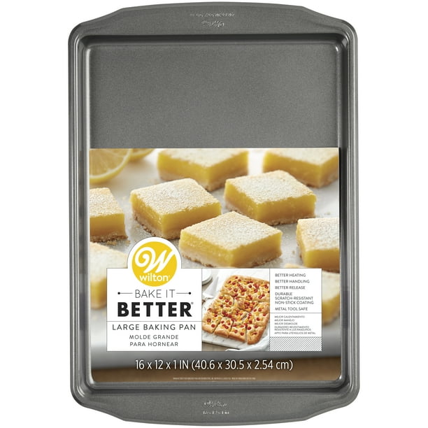 Wilton Massive Non-Stick Metal Cookie Sheet, 16 x 12 inches for Higher Baking